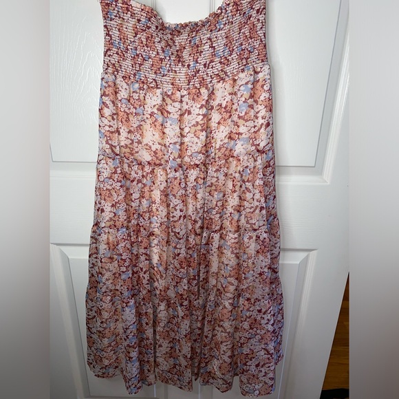 Lauren Ralph Lauren Floral Ruffle Maxi Skirt – Cottagecore Romantic Boho, Size 4 - Picture 5 of 7